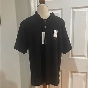Saddlebred comfort flex Classic Black short sleeve Polo Shirt nwts men’s size M